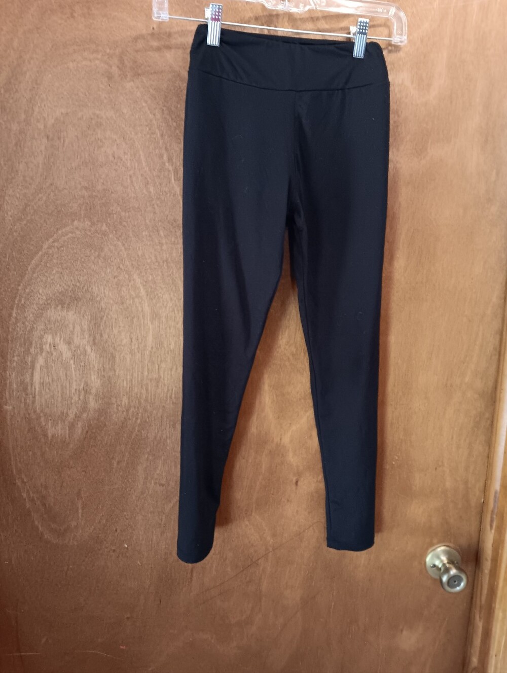 LuLaRoe Girls Black High-Waisted Leggings